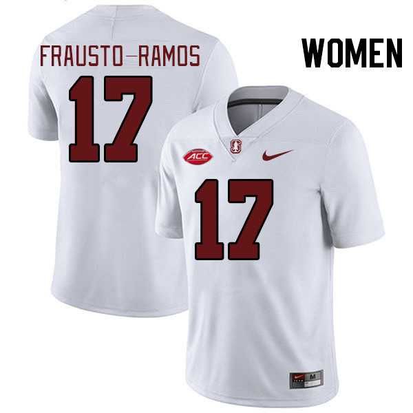 Women #17 Jshawn Frausto-Ramos Stanford Cardinal 2024 ACC Conference College Football Jerseys Stitch